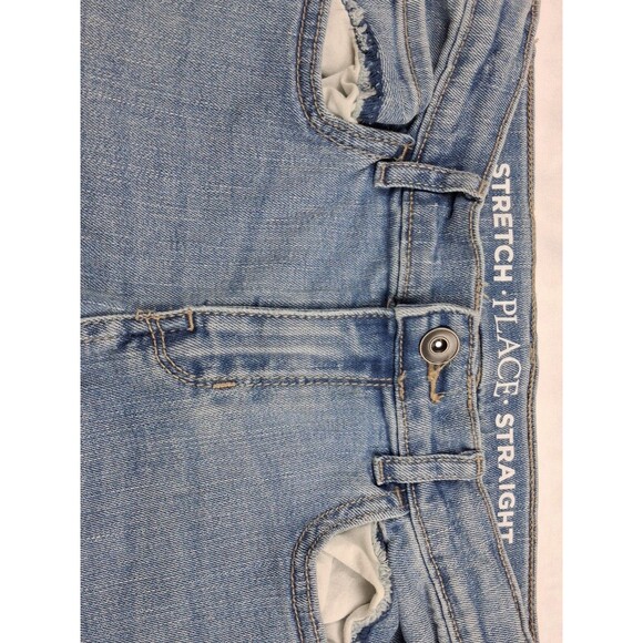 The Children’s Place Jeans Straight Stretch Dark Blue Denim Pants Boys Size 10 - Picture 3 of 12